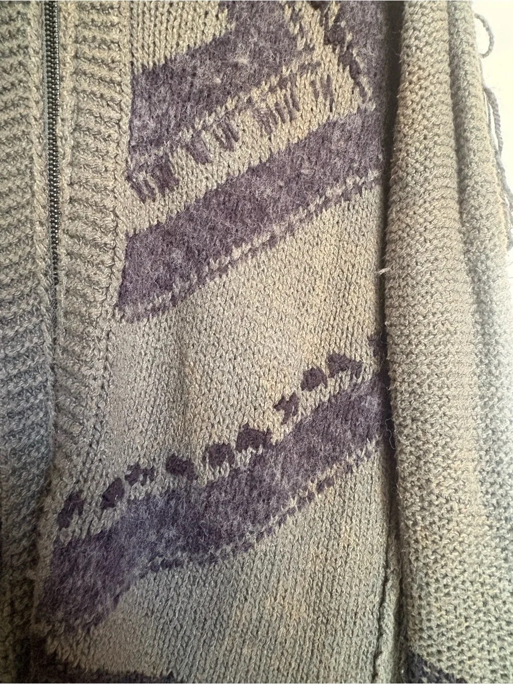 Free People “Show Me The Way” Geo Fringe Zip-Up Cardigan Hoodie’s